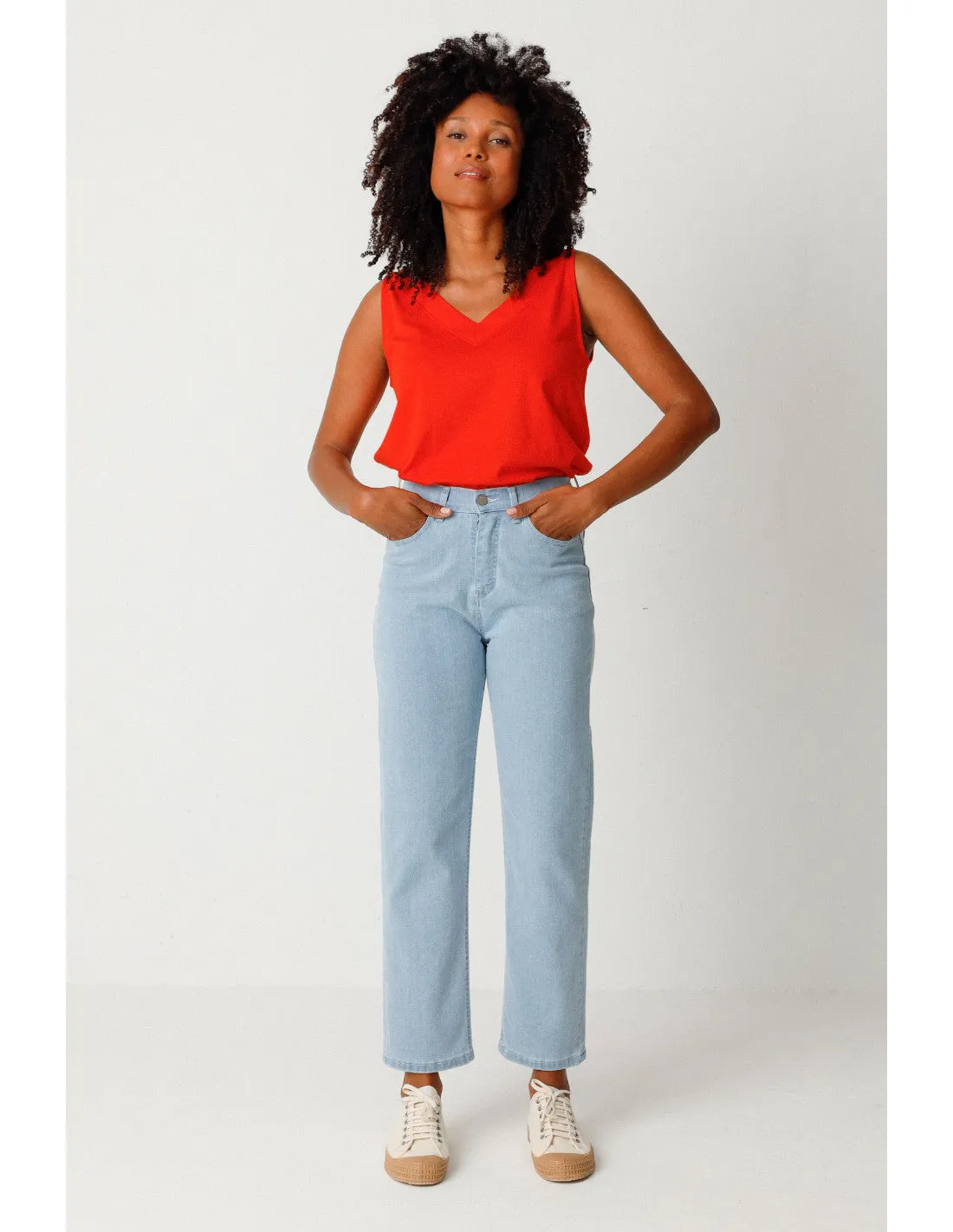 ANIA TROUSER light denim | SKFK