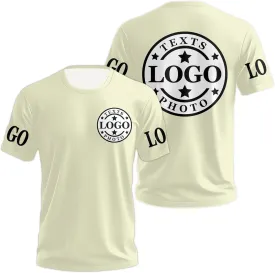 Custom T Shirts for Men Custom Tshirts Unisex Add Text Logo Photo Personalized Tshirts Customized T Shirts Front Back