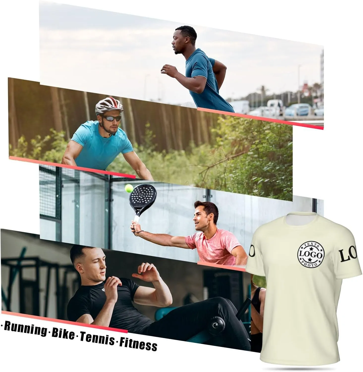 Custom T Shirts for Men Custom Tshirts Unisex Add Text Logo Photo Personalized Tshirts Customized T Shirts Front Back