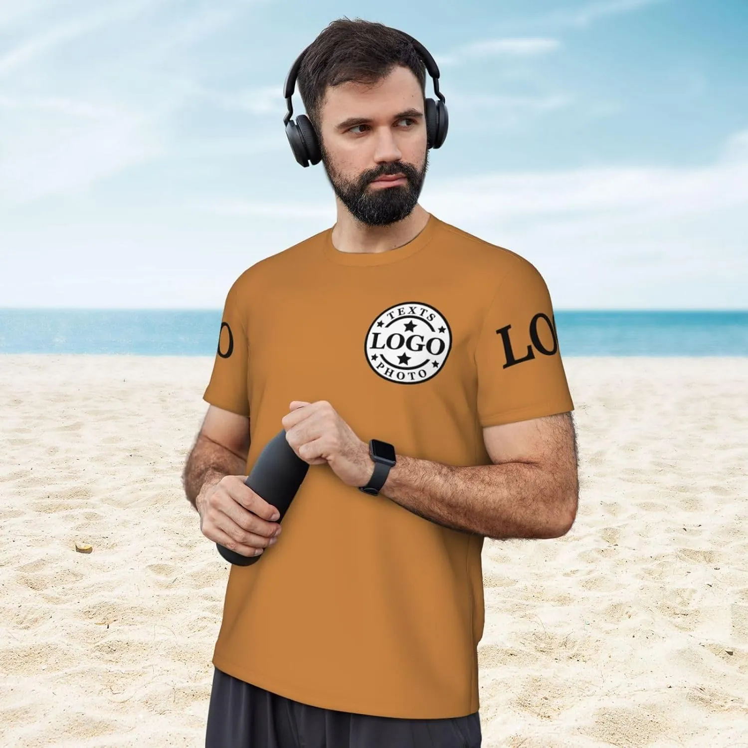 Custom T Shirts for Men Custom Tshirts Unisex Add Text Logo Photo Personalized Tshirts Customized T Shirts Front Back