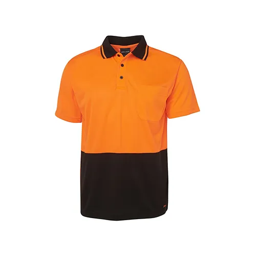 JBs Wear | Hi Vis Non Cuff Traditional Polo | 6HVNC