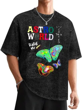 Man's Round Neck Short Sleeve Fashion T Shirt