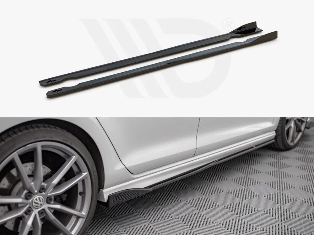 Maxton Design - SIDE SKIRTS DIFFUSERS V.2 VW GOLF R MK7 (2013-2016)