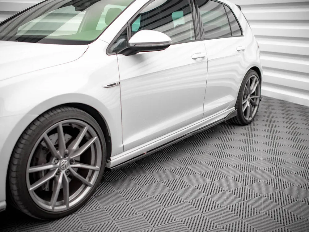 Maxton Design - SIDE SKIRTS DIFFUSERS V.2 VW GOLF R MK7 (2013-2016)