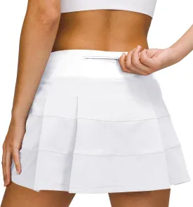 MCEDAR Athletic Tennis Golf Skorts Skirts for Women with Pocket Workout Running Sports Pleated Skirts Casual