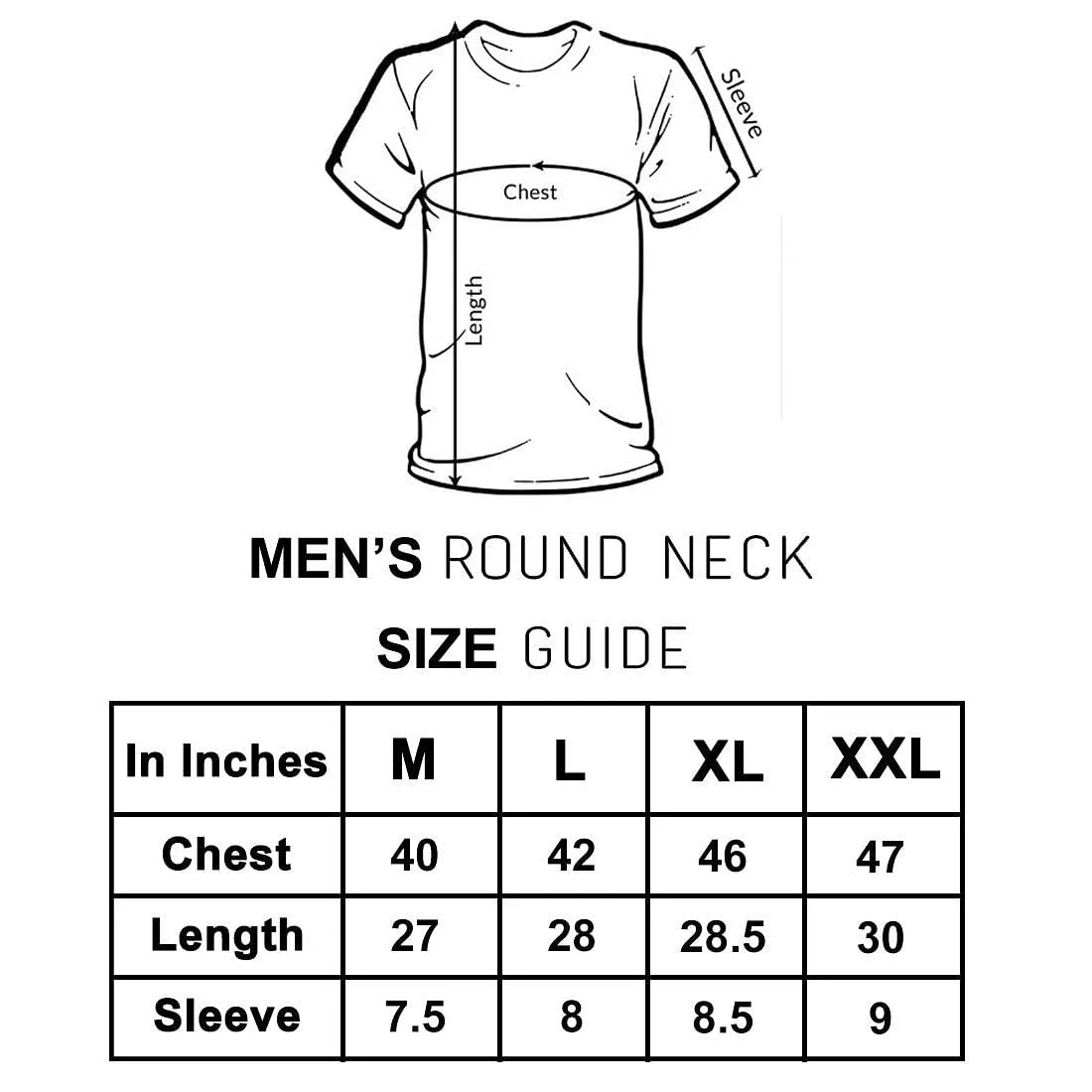 Nutcase Designer Round Neck Men's T-Shirt Wrinkle-Free Poly Cotton Tees - IDGAF