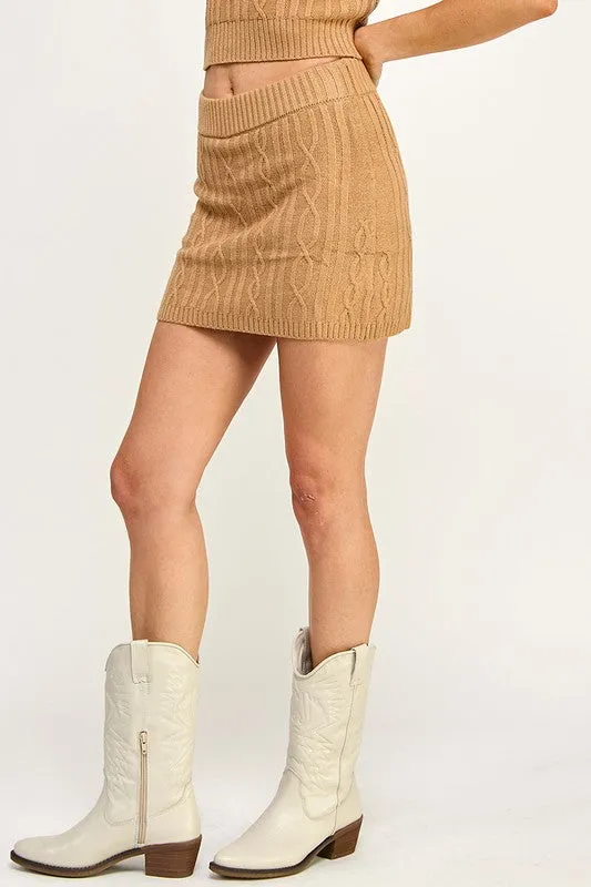 Snow Angel Knit Skirt