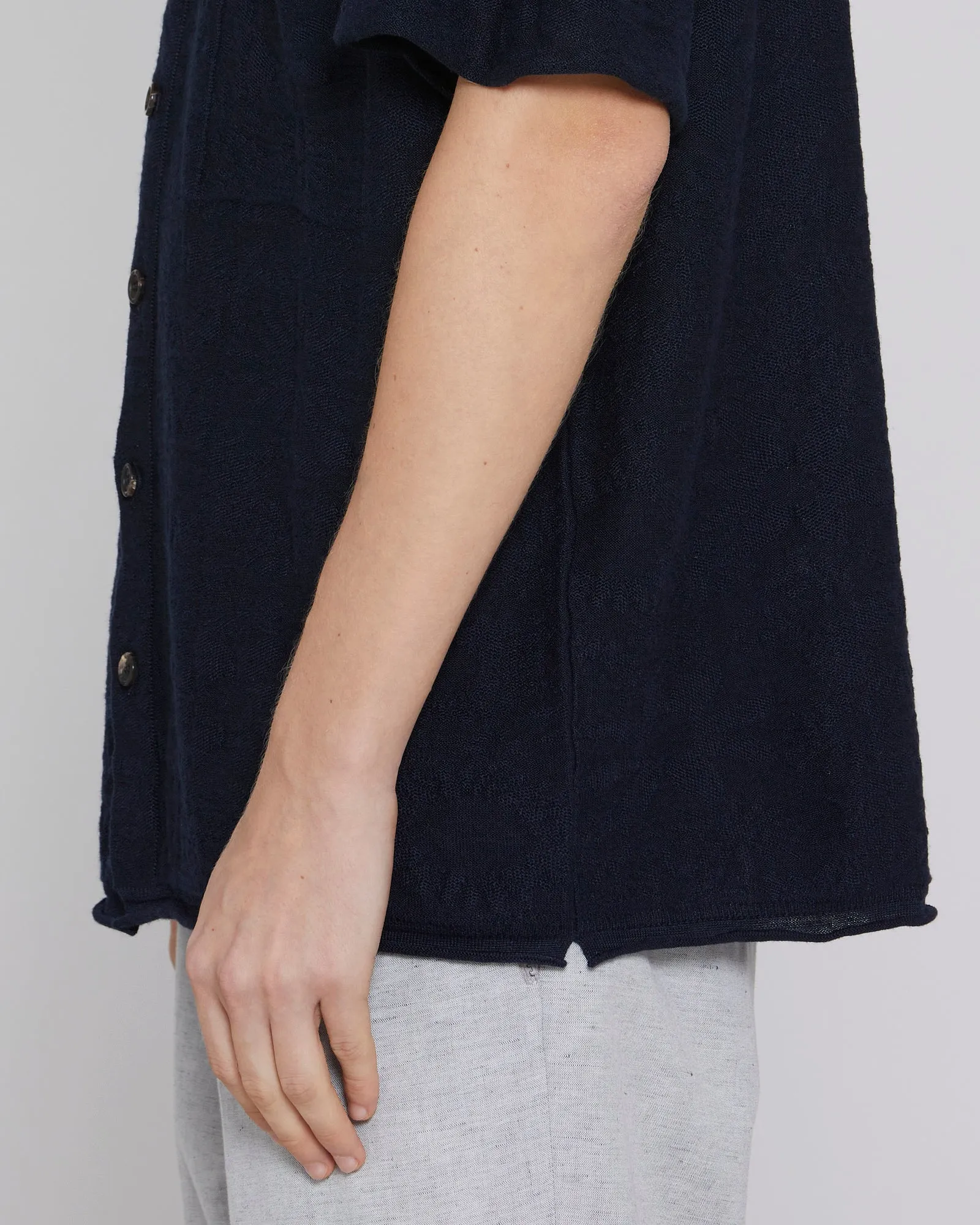 T-shirt Flower Blue Navy