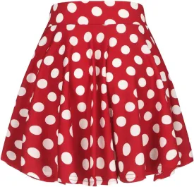 Women's Summer High Waisted Skirts Tummy Control Pleated Athletic Skirts Mini Dress